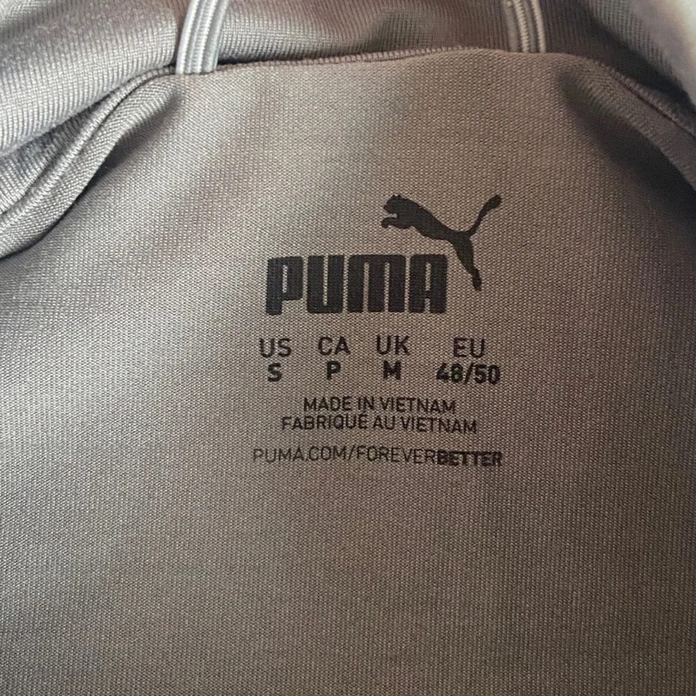 Puma Cloudspun 1/4 Zip Mens Small Grey Heather Performance Pullover 532016-04